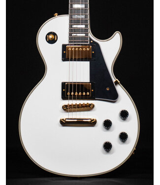 Epiphone Epiphone Inspired by Gibson Les Paul Custom, Alpine White (Hardcase Included)