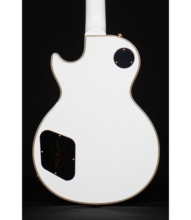 Epiphone Inspired by Gibson Les Paul Custom, Alpine White (Hardcase Included)