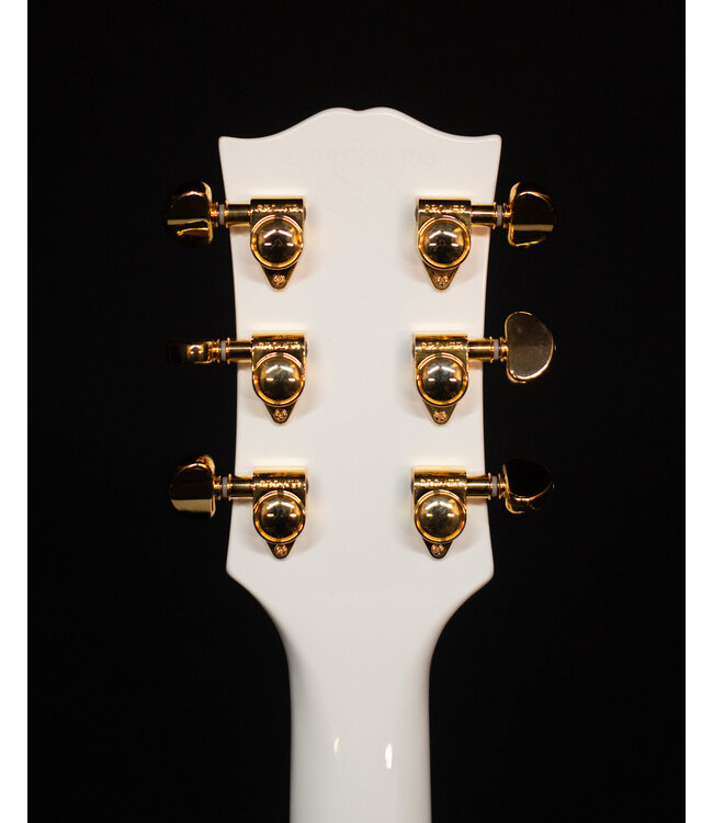 Epiphone Inspired by Gibson Les Paul Custom, Alpine White (Hardcase Included)