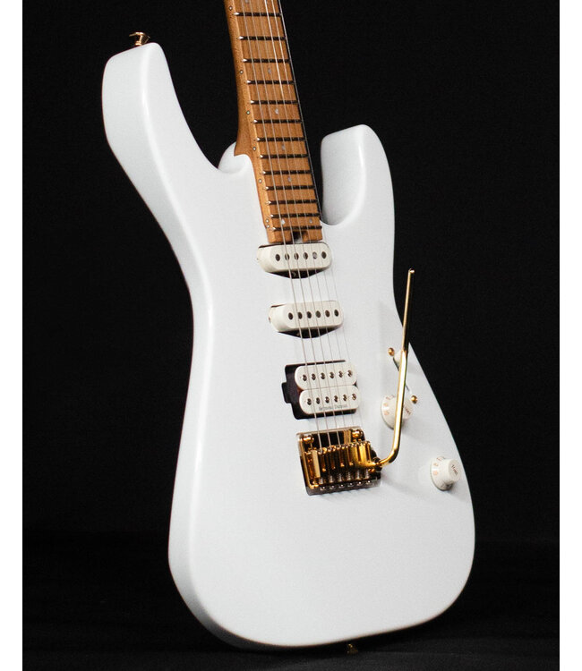 Charvel Pro-Mod DK24 HSS 2PT CM, Caramelized Maple FB, Snow White