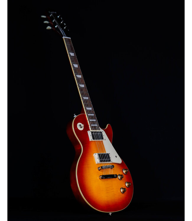 Epiphone Les Paul Standard 50s Figured Top, Washed Cherry Sunburst (Premium Gig Bag Included)