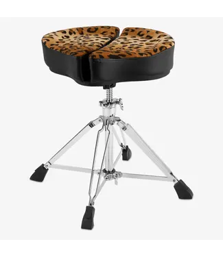 Ahead AHEAD Spinal-G Drum Throne, 4 Leg Base, Leopard Saddle