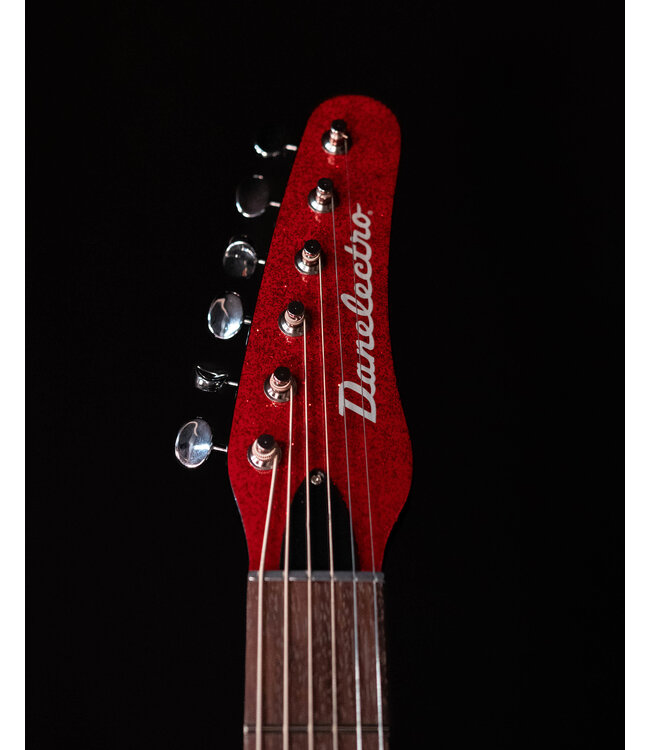 Danelectro 56 Baritone, Red Metalflake