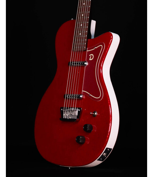 Danelectro 56 Baritone, Red Metalflake
