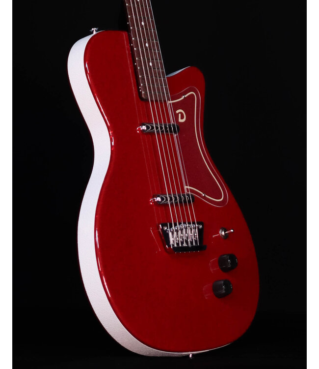 Danelectro 56 Baritone, Red Metalflake