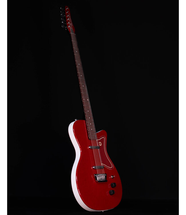 Danelectro 56 Baritone, Red Metalflake