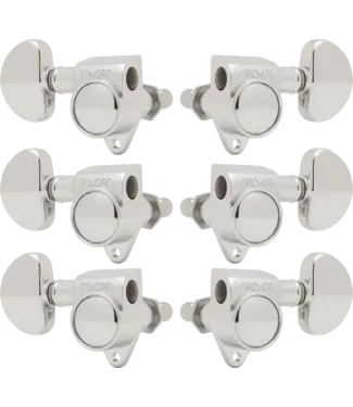 Grover Grover Locking Rotomatic Machine Tuners, 3 x 3, Chrome