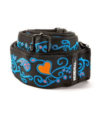 Dunlop Dunlop Jimi Hendrix™ Blacklight Monterey Blue Strap