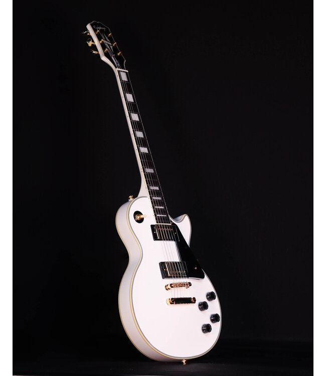 Epiphone Les Paul Custom, Alpine White (Premium Gig Bag Included)
