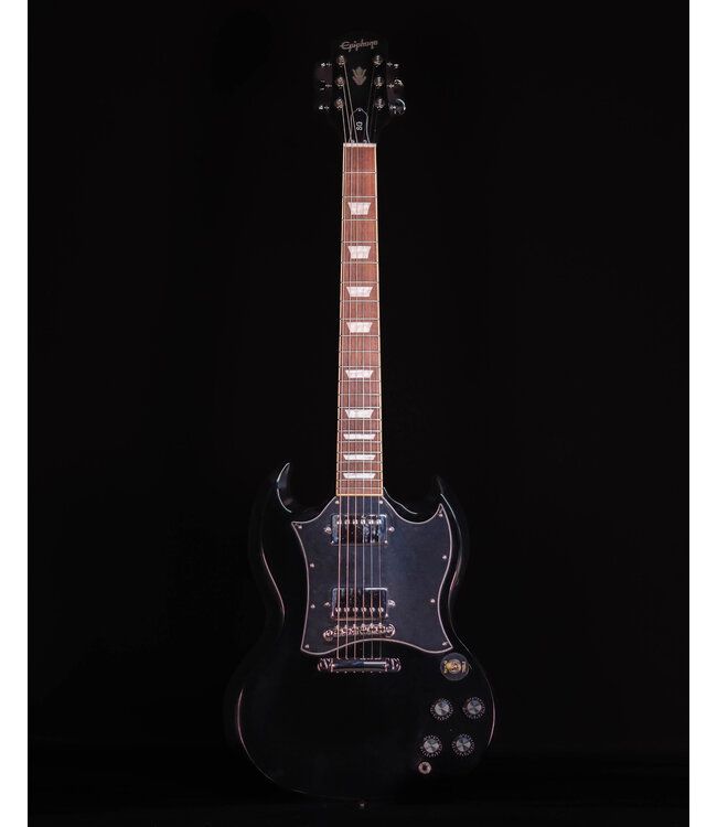 Epiphone SG Standard, Ebony (Premium Gig Bag Included)