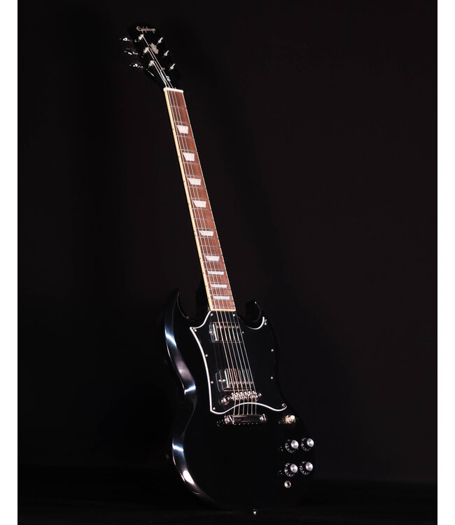 Epiphone SG Standard, Ebony (Premium Gig Bag Included)