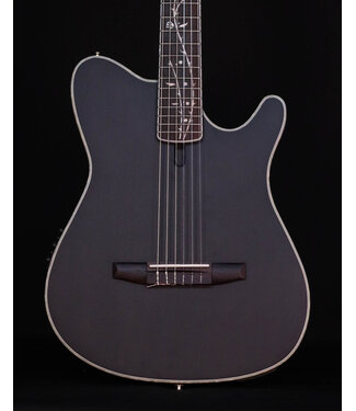 Ibanez Ibanez TOD10N Tim Henson Nylon Signature Model, Transparent Black Flat