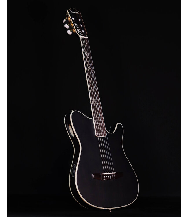 Ibanez TOD10N Tim Henson Nylon Signature Model, Transparent Black Flat