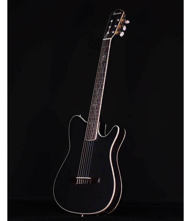 Ibanez TOD10N Tim Henson Nylon Signature Model, Transparent Black Flat