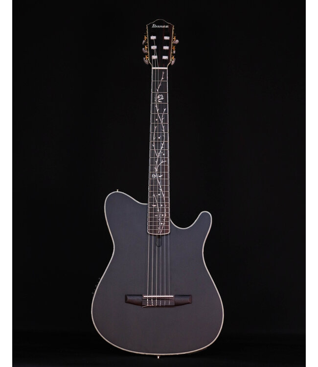 Ibanez TOD10N Tim Henson Nylon Signature Model, Transparent Black Flat