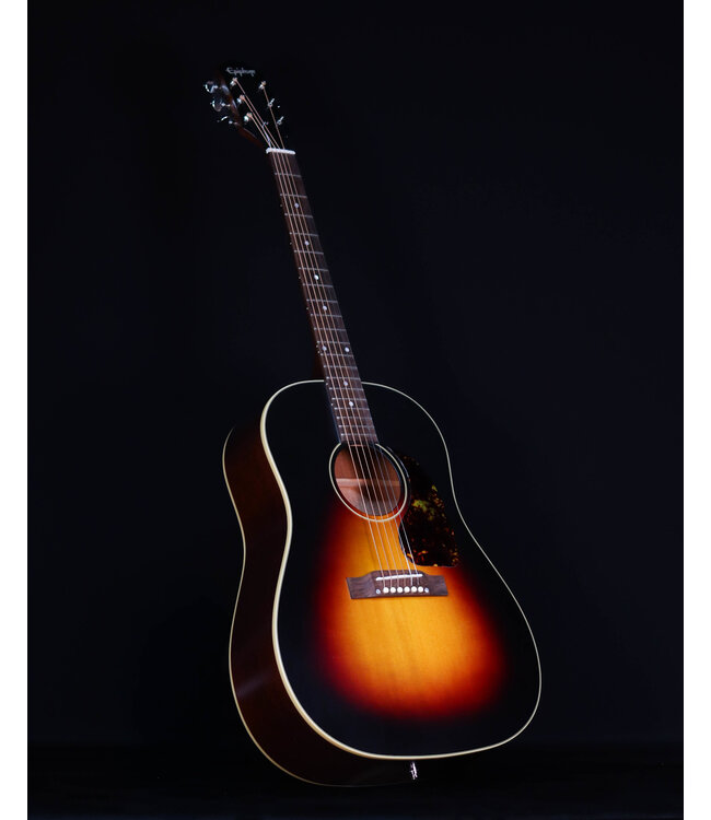 Epiphone J-45 Standard Aged Tri-Burst, All Solid Wood, Fishman PU with Bag