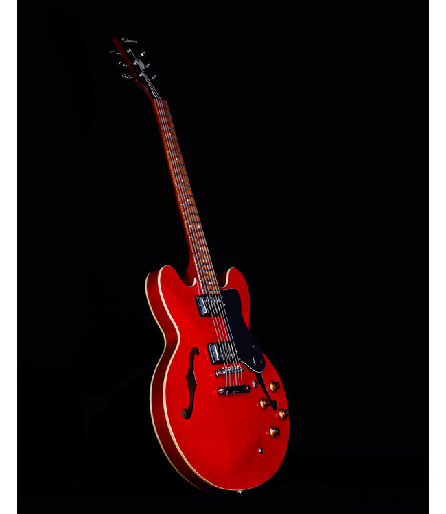 Epiphone Dot, Cherry Red, Hardshell Case - USED
