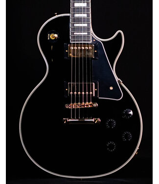 Epiphone Epiphone Inspired by Gibson Les Paul Custom, Ebony (Hard Case Included)