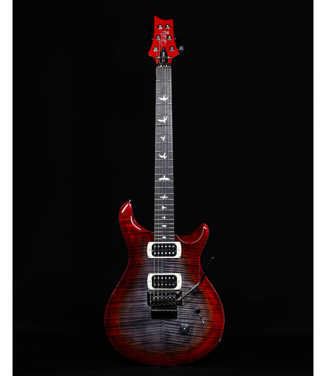 PRS SE Custom 24 Floyd Rose, Charcoal Cherry Burst