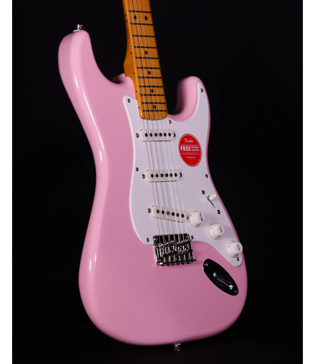 Squier Classic Vibe 50s Stratocaster HT, Maple FB, Shell Pink