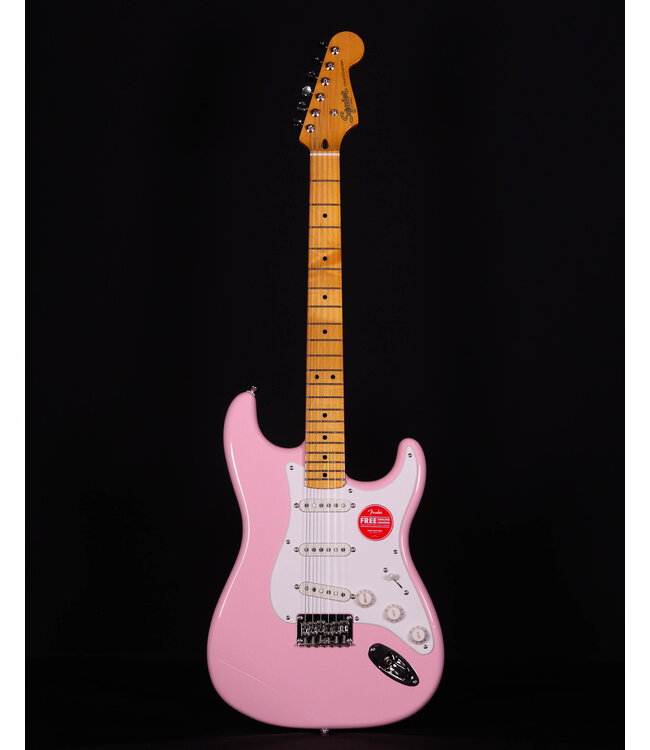 Squier Classic Vibe 50s Stratocaster HT, Maple FB, Shell Pink