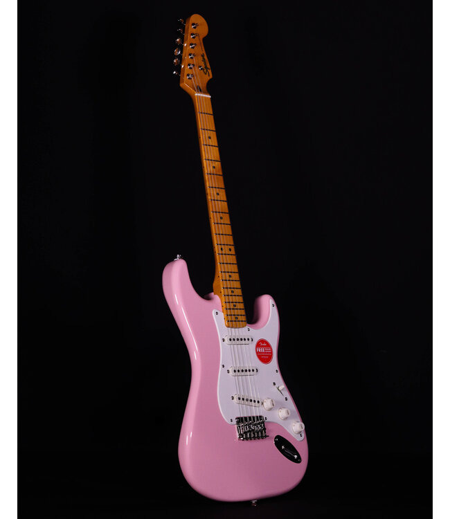 Squier Classic Vibe 50s Stratocaster HT, Maple FB, Shell Pink