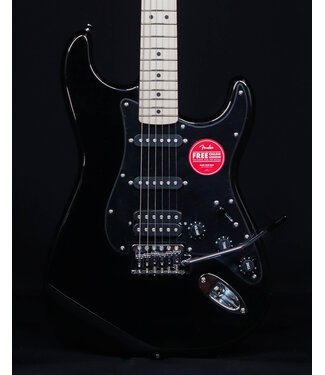 Squier Squier Sonic Stratocaster HSS, Maple FB, Black