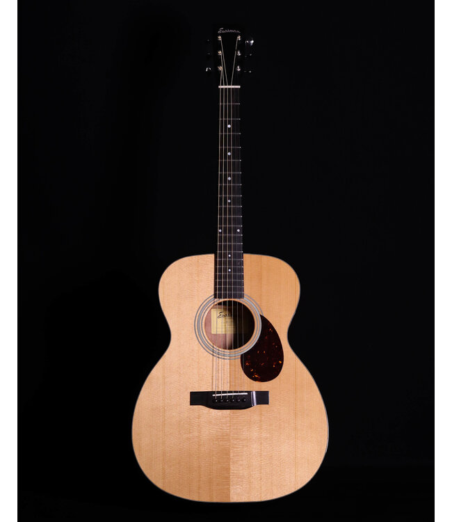 Eastman E6 OM Acoustic with Case, Natural Thermo Cured