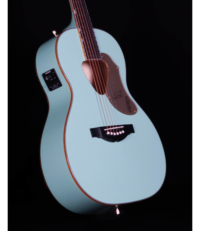 Gretsch G5021E Rancher Penguin Parlor Acoustic/Electric, Mint Metallic