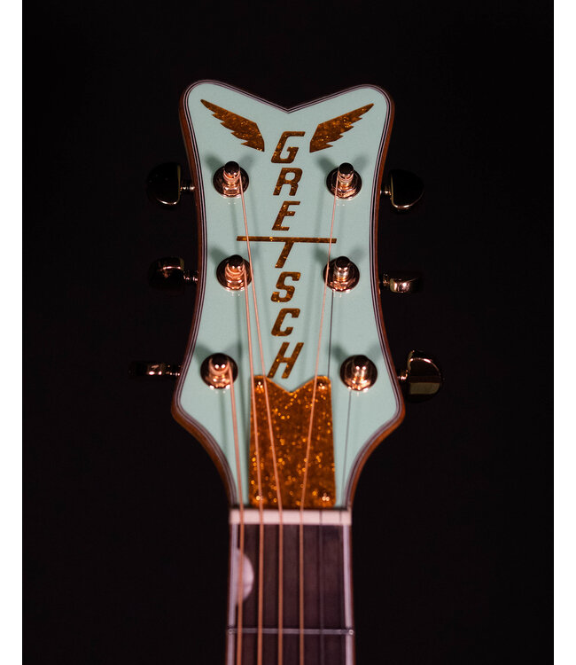 Gretsch G5021E Rancher Penguin Parlor Acoustic/Electric, Mint Metallic