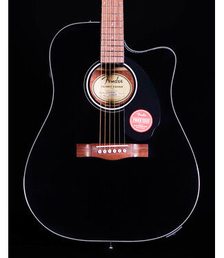 Fender Fender CD-60SCE Dreadnought, Walnut FB, Black