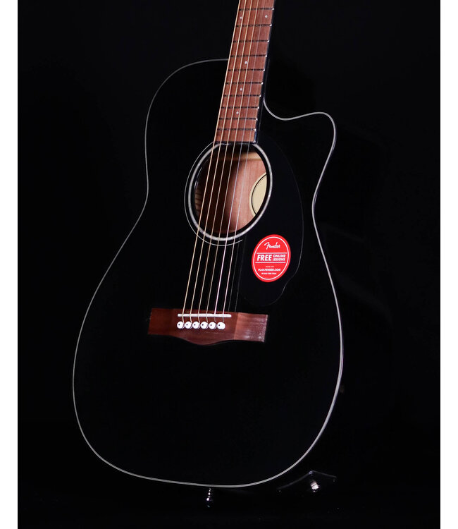 Fender CC-60SCE Concert, Walnut FB, Black