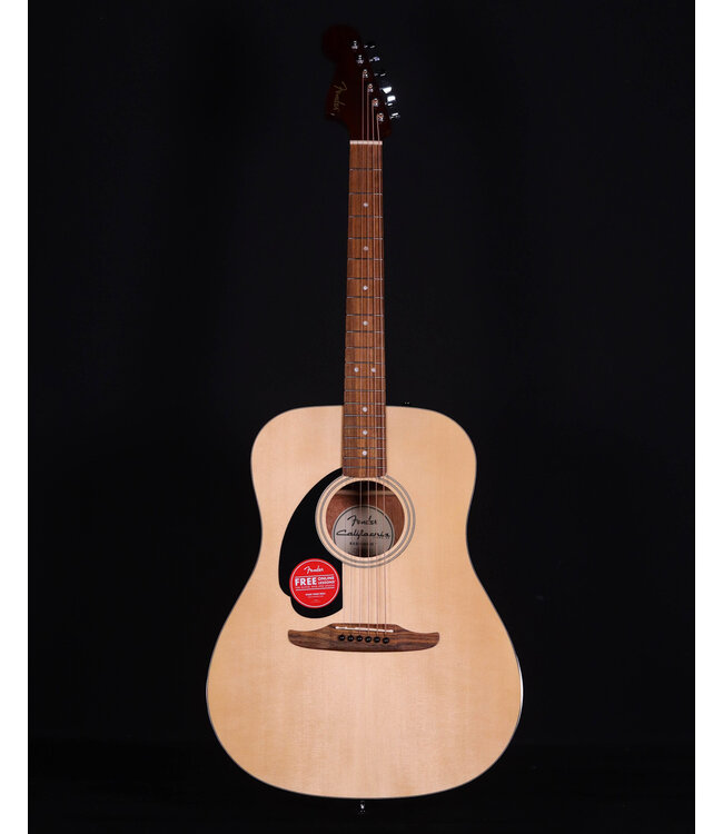 Fender  California Standard Redondo Left-Handed, Spruce Top, Black Pickguard, Natural