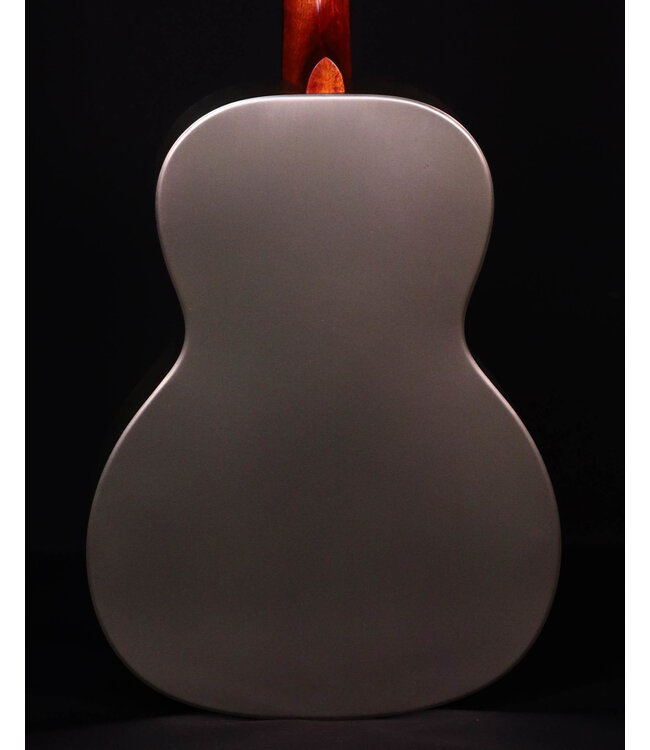 Gretsch G9201 Honey Dipper Round-Neck, Brass Body Biscuit Cone Resonator Guitar, Shed Roof Finish