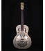 Gretsch G9201 Honey Dipper Round-Neck, Brass Body Biscuit Cone Resonator Guitar, Shed Roof Finish
