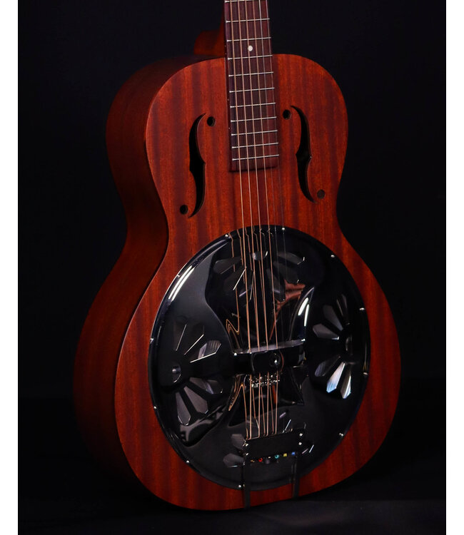 Gretsch G9200 Boxcar Round-Neck, Mahogany Body Resonator Guitar, Natural