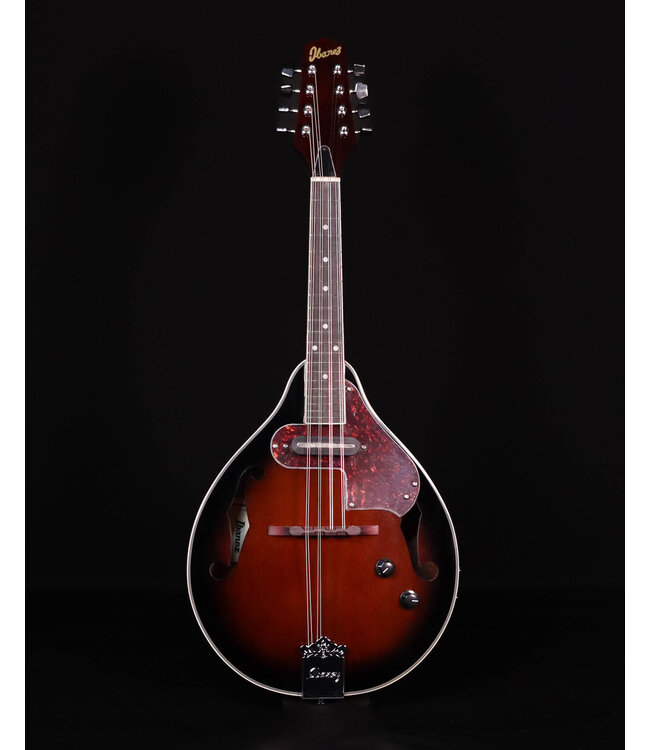 Ibanez M510E A-Style Acoustic/Electric Mandolin, Dark Violin Sunburst High Gloss