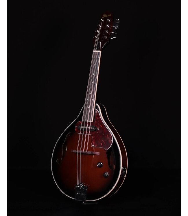 Ibanez M510E A-Style Acoustic/Electric Mandolin, Dark Violin Sunburst High Gloss