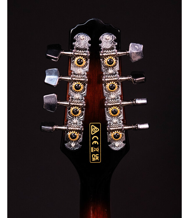 Ibanez M510E A-Style Acoustic/Electric Mandolin, Dark Violin Sunburst High Gloss