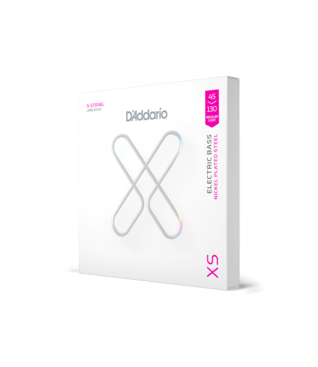 D'Addario XS 45-130 Regular Light, Long Scale Coated Bass Strings