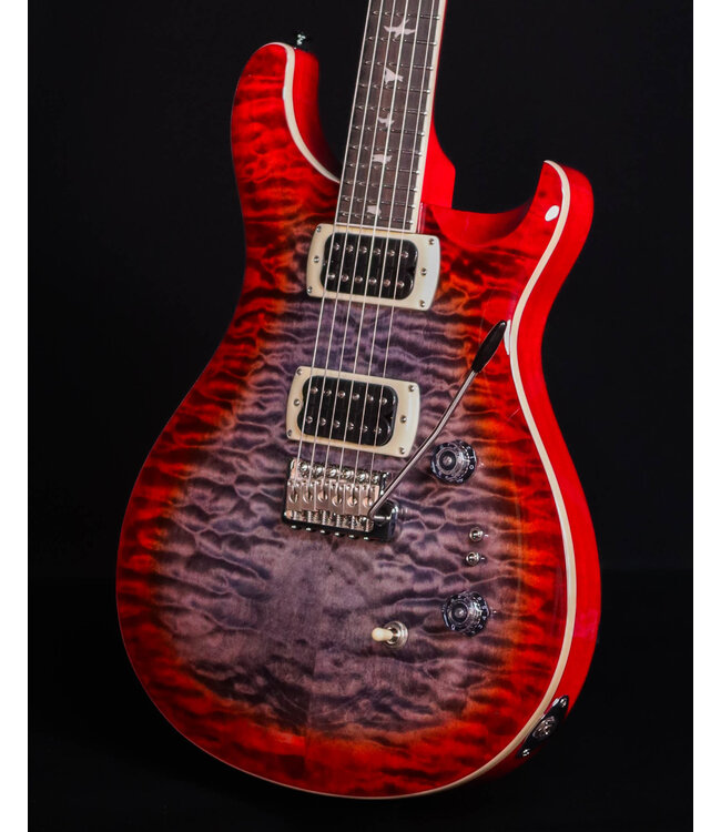 PRS SE Custom 24-08 - Quilt Package, Charcoal Cherry Burst