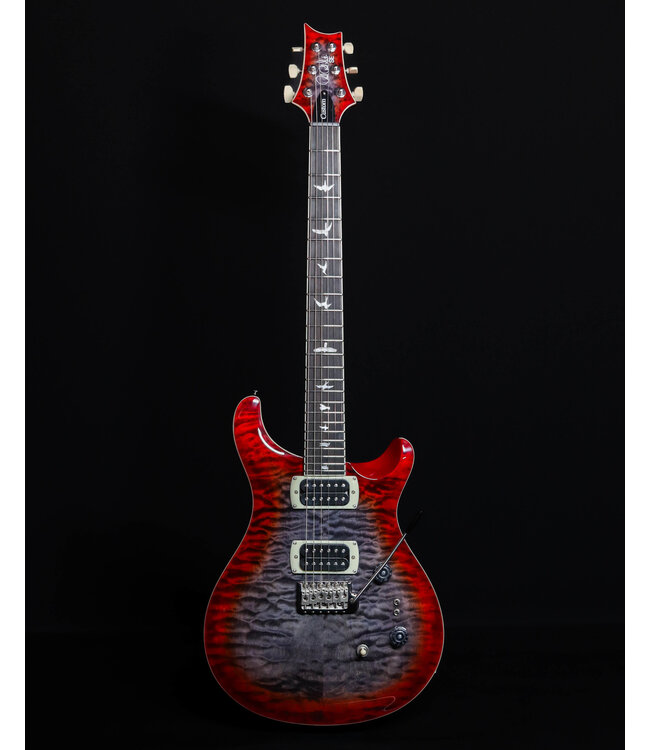 PRS SE Custom 24-08 - Quilt Package, Charcoal Cherry Burst