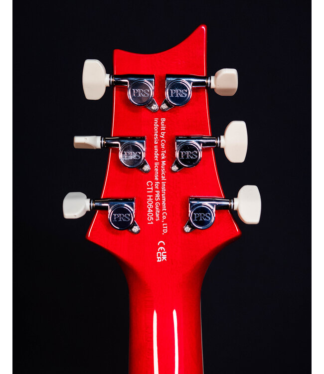 PRS SE Custom 24-08 - Quilt Package, Charcoal Cherry Burst