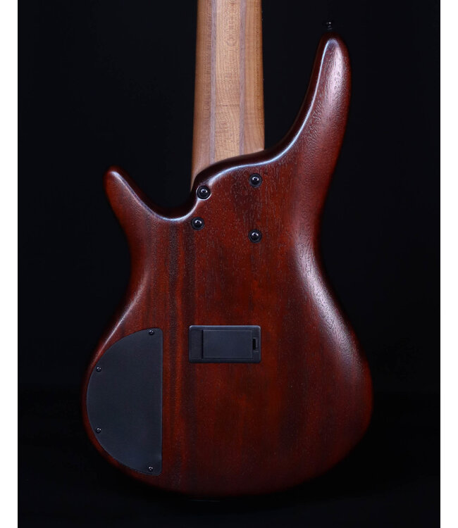 Ibanez SR506AMHL 6-String Bass, Mahogany Brown Burst Low Gloss