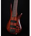 Ibanez SR506AMHL 6-String Bass, Mahogany Brown Burst Low Gloss