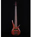 Ibanez SR506AMHL 6-String Bass, Mahogany Brown Burst Low Gloss
