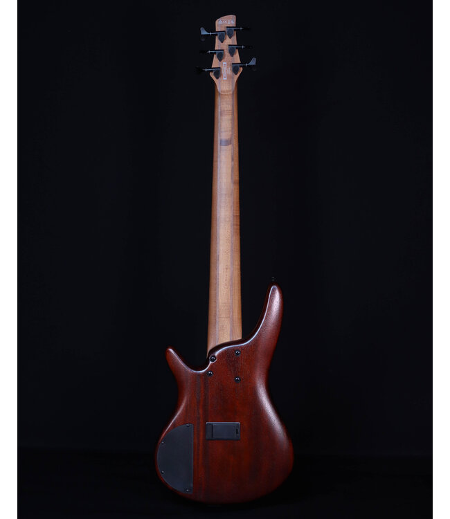 Ibanez SR506AMHL 6-String Bass, Mahogany Brown Burst Low Gloss