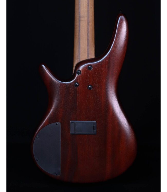 Ibanez SR505AMHL 5-String Bass, Mahogany Brown Burst Low Gloss