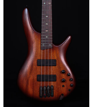 Ibanez Ibanez SR500AMHL 4-String Bass, Mahogany Brown Burst Low Gloss