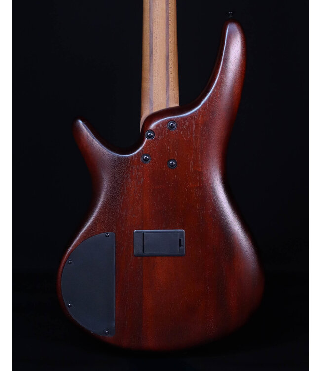 Ibanez SR500AMHL 4-String Bass, Mahogany Brown Burst Low Gloss